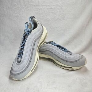 Nike Air Max 97 Women's 7.5 Gray Blue Running Shoes Athletic Sneakers